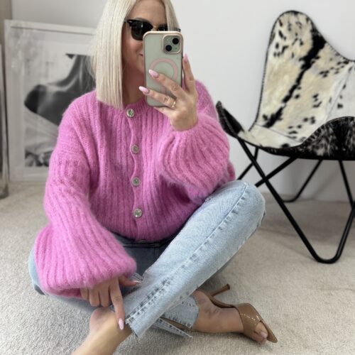 SWETEREK KID MOHER RÓŻ