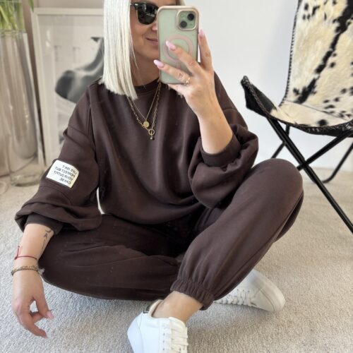 Komplet dresowy masełko CZEKOLADA