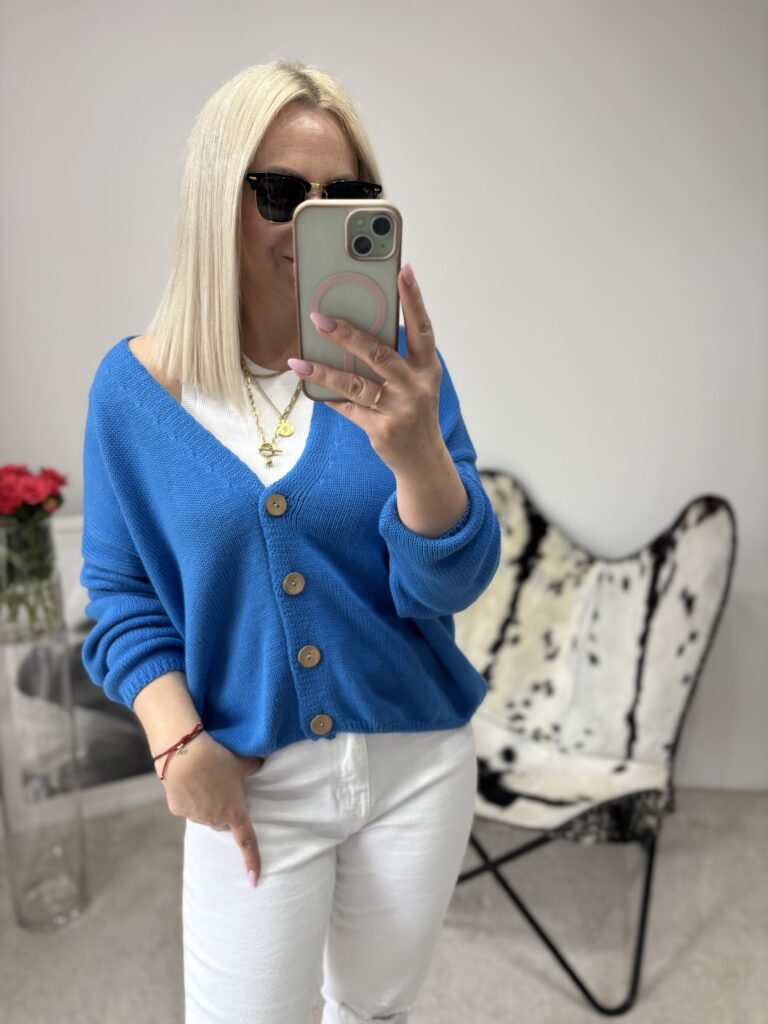 SWETEREK Z GUZIKAMI CHABROWY